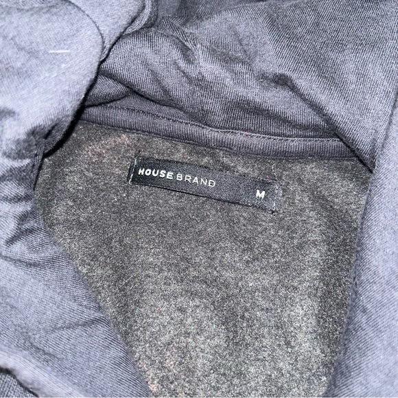 House Brand Bears Faces Perfect Spirit Dark Grey Hoodie Sweater Size M - Picture 7 of 13